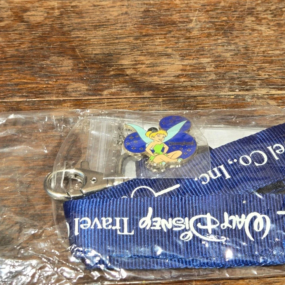 Walt Disney Travel Company Trading Pin Disneyland Tinker Bell Blue Mickey Ears